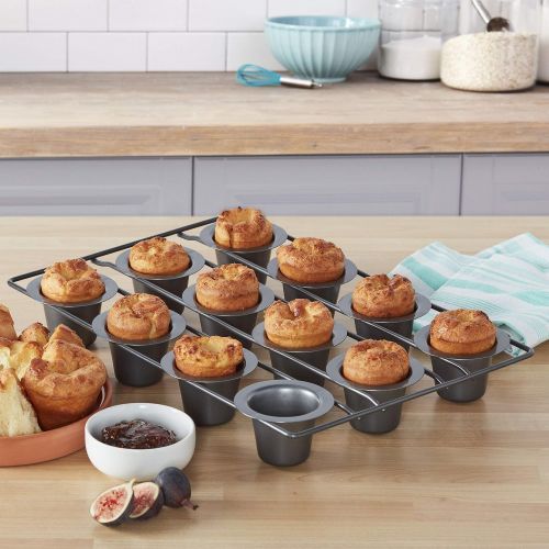  Chicago Metallic Professional 12-Cup Non-Stick Mini-Popover Pan, 16-Inch-by-10.75-Inch - 26121: Kitchen & Dining