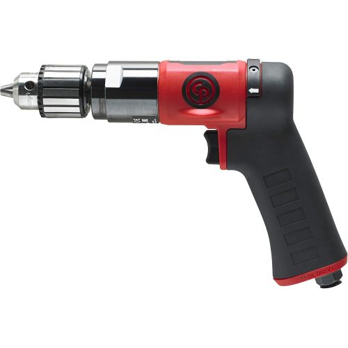  [아마존베스트]Chicago Pneumatic CP9790C Composite Lightweight Reversible Air Drill with Pistol Grip, 3/8-Inch Keyed Chuck, 2,100 RPM, 8941097900