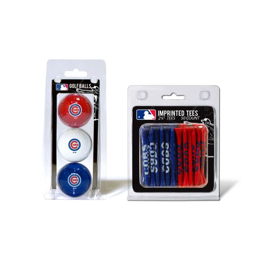 시카고스케이트 Chicago Cubs MLB Golf Ball and Tee Set