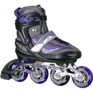 CHICAGO Adjustable Purple Inline Skates - Youth Large (Adjusts Size 5-8)