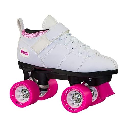 시카고스케이트 Chicago Bullet Ladies Speed Roller Skate -White Size 10
