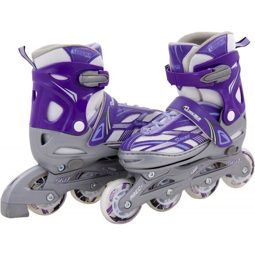 시카고스케이트 Chicago Skates Chicago Blazer Junior Girls Adjustable Inline Skates - Purple