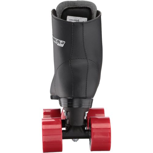 시카고스케이트 Chicago Skates Chicago Boys Classic Roller Skates Black Rink Quad Skates - Size Youth 2