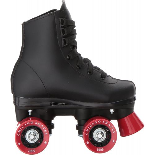 시카고스케이트 Chicago Skates Roller Boys Rink Skate Black Youth Quad Size Outdoor recreation product