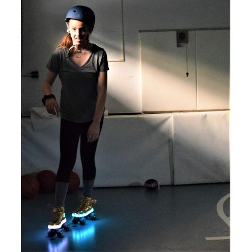 시카고스케이트 Chicago Skates Pulse Light Up Quad Skates