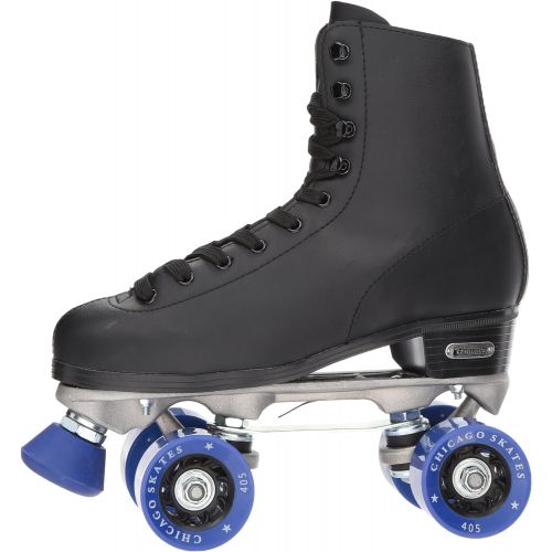 시카고스케이트 CHICAGO SKATES Mens Classic Roller Skates - Premium Black Quad Rink Skates