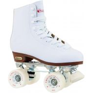 [아마존베스트]Chicago Skates Chicago Womens Premium Leather Lined Rink Roller Skate - Classic White Quad Skates