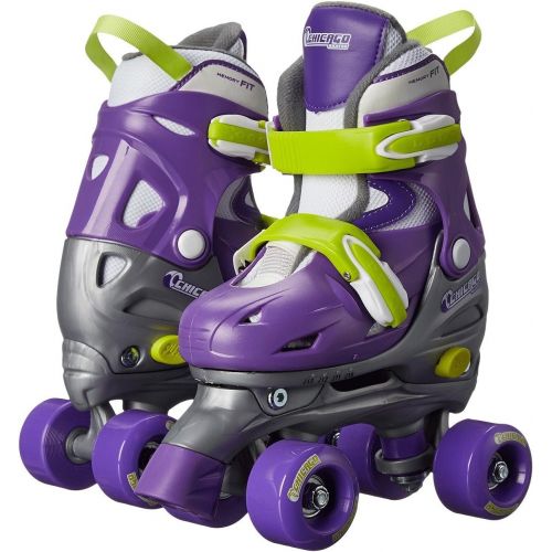 시카고스케이트 Chicago Skates Chicago Kids Adjustable Quad Roller Skates - Purple