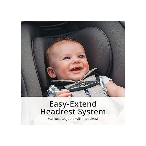 치코 Chicco KeyFit 35 Zip ClearTex Infant Car Seat and Base - Rear-Facing for 4-35 lbs Infants, With Head/Body Support, Zip Shield, Compatible with Chicco Strollers