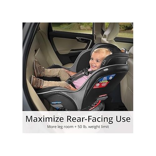 치코 Chicco NextFit Max Zip Air | Convertible Car Seat| Rear-Facing Seat for Infants 12-40 lbs. | Forward-Facing Toddler Car Seat 25-65 lbs. | Baby Travel Gear