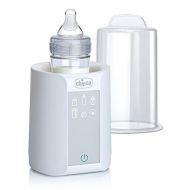 Chicco Digital Bottle Warmer & Sterilizer for Baby Bottles, Baby Food Jars, and Milk Bags | Eliminates 99.9% of Germs | 4 Heating Options | Digital Touchscreen| Automatic Shut-Off & Sound Alert