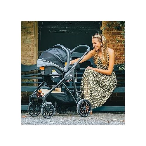 치코 Chicco Corso Primo ClearTex Travel System - Aspen | Black