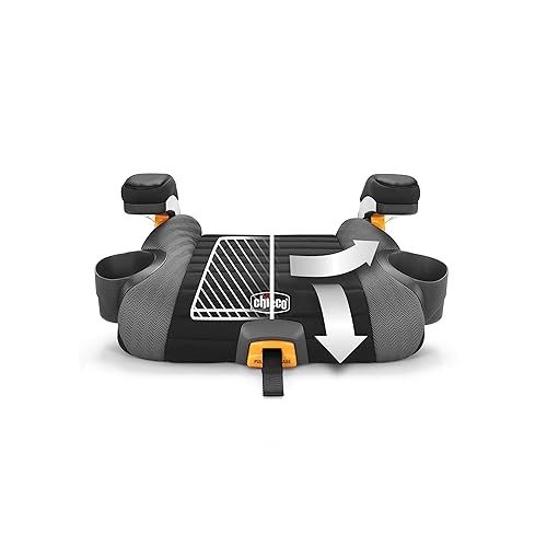 치코 Chicco GoFit® Plus Backless Booster Car Seat with Latch Attachment and Quick-Release Latch Removal for Travel, Portable Car Booster Seat for Children 40-110 lbs. | Stream/Blue