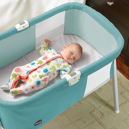 치코 Chicco LullaGo Portable Bassinet, Grey Mist