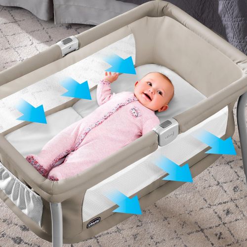 치코 Chicco LullaGo Portable Bassinet, Iris