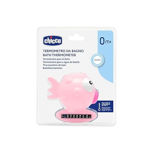 치코 Chicco Bath Temperature Indicator Fish Ball Pink Color