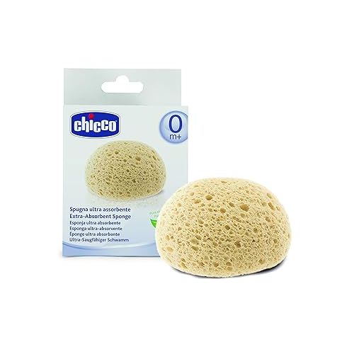 치코 Chicco Ultra Absorbent Sponge, 0m+, Assorted Colours, 664.95 Cubic_Centimeters, 62g, 0, 1