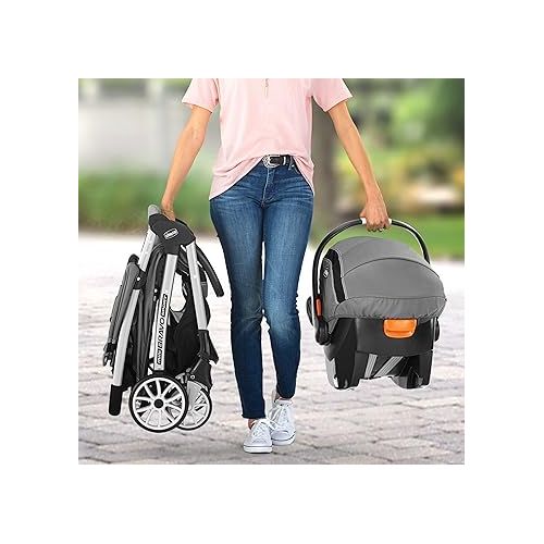 치코 Chicco Mini Bravo Sport Travel System, Carbon