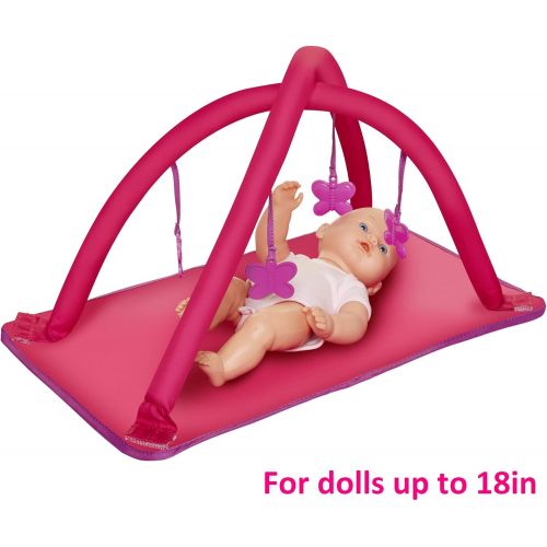 치코 [아마존베스트]Baby Doll Playard Converts to Baby Doll Playmat, Baby Playpen with Mobile Included, Forup To 18 Baby Dolls, Perfect Gift for Girls 3 Year Old & Up