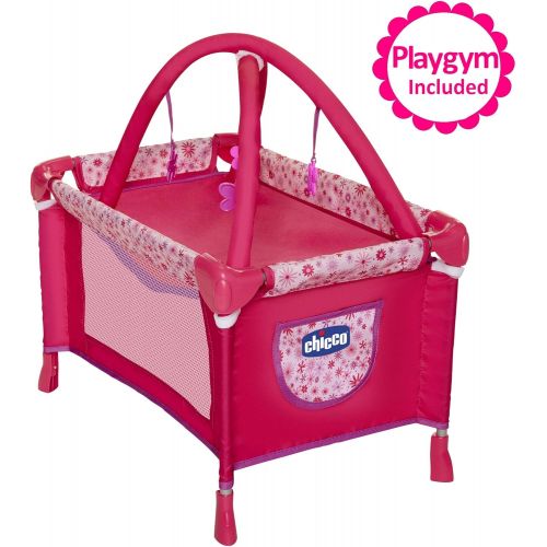 치코 [아마존베스트]Baby Doll Playard Converts to Baby Doll Playmat, Baby Playpen with Mobile Included, Forup To 18 Baby Dolls, Perfect Gift for Girls 3 Year Old & Up