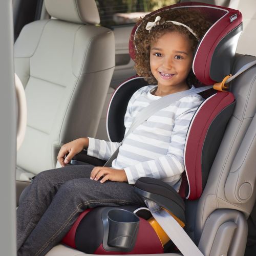 치코 [아마존베스트]Chicco KidFit 2-in-1 Belt-Positioning Booster Car Seat, Celeste