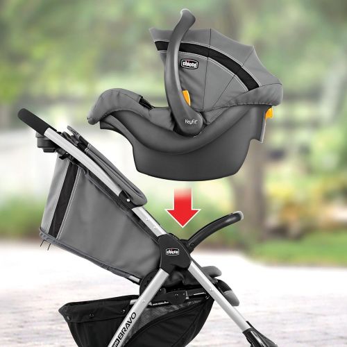 치코 [아마존베스트]Chicco Mini Bravo Sport Travel System, Carbon