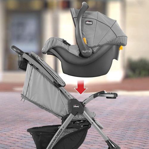 치코 [아마존베스트]Chicco Mini Bravo Plus Travel System, Slate