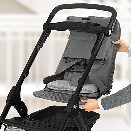 치코 [아마존베스트]Chicco Bravo LE Quick-Fold Stroller, Coal