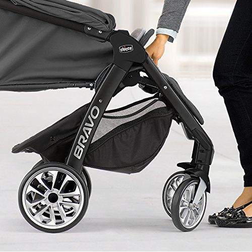 치코 [아마존베스트]Chicco Bravo LE Quick-Fold Stroller, Coal