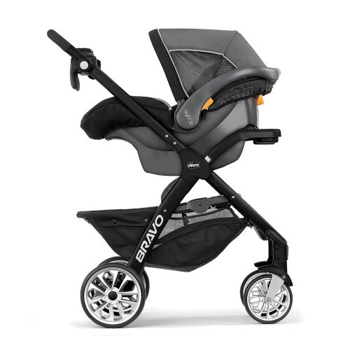 치코 Chicco Bravo LE Quick-Fold Stroller, Coal