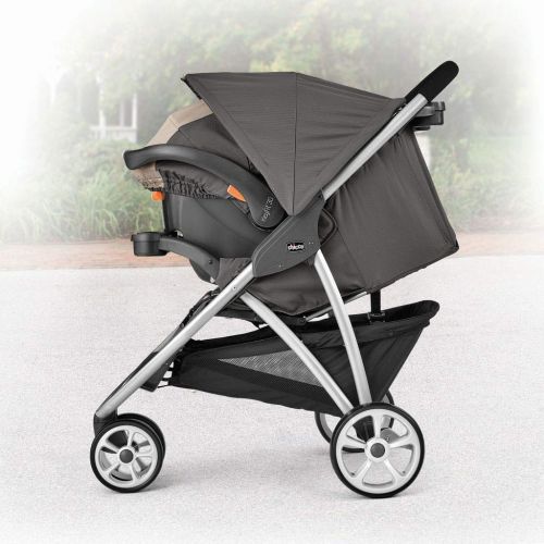 치코 Chicco Viaro KeyFit Fit2 Compatible 3 Wheel Quick Fold Jogging Stroller, Regatta