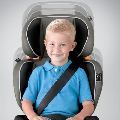 치코 Chicco KidFit 2-in-1 Belt-Positioning Booster Car Seat, Celeste