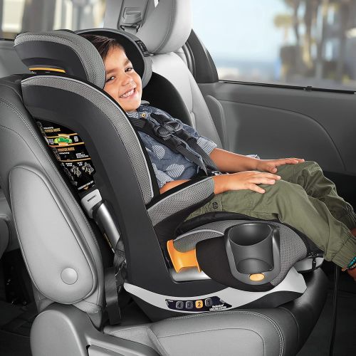 치코 Chicco MyFit Zip Harness + Booster Car Seat - Granite, Grey