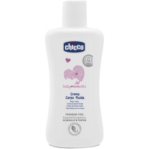 치코 Chicco Crema Corpo Fluida Body Lotion Baby Moments 200 Ml 0m+