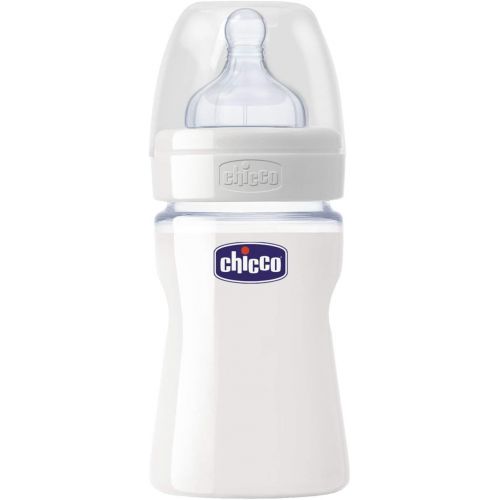 치코 Chicco Baby Bottle and Glass Wellbeing Silicon Unisex 150ml + 0Mesi