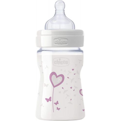 치코 Chicco Baby Bottle and Glass Wellness Model Silicone 150ml + 0Mesi