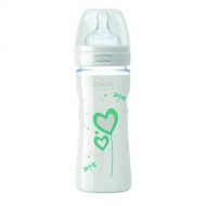 Chicco Baby Bottle and Glass Wellbeing Silicon Unisex 240ml + 0Mesi