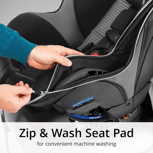 치코 Chicco NextFit Max Zip Air Convertible Car Seat Rear-Facing Seat for Infants 12-40 lbs. Forward-Facing Toddler Car Seat 25-65 lbs. Baby Travel Gear