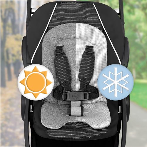 치코 Chicco Chicco BravoFor2 LE Standing/Sitting Double Stroller - Crux, Black , 45.7x23.3x42.8 Inch (Pack of 1)