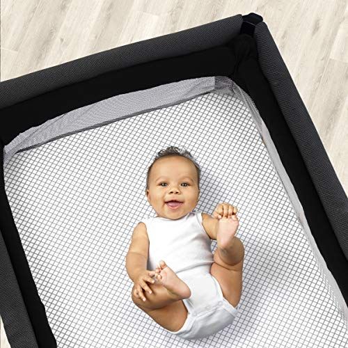 치코 Chicco Lullaby Playard Sheets - Grey Diamond 2-Pack Grey/White