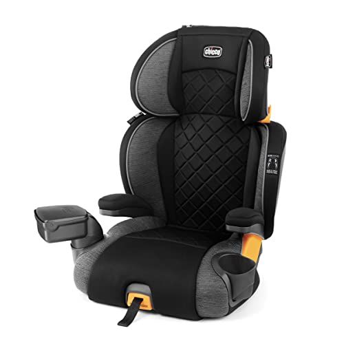 치코 Chicco KidFit Zip Plus 2-in-1 Belt Positioning Booster Car Seat - Taurus Black/Grey