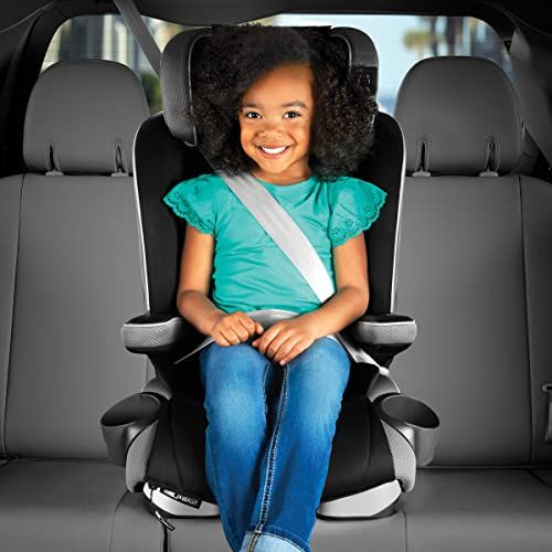 치코 Chicco MyFit Zip Harness + Booster Car Seat - Nightfall, Black