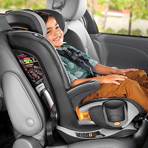 치코 Chicco MyFit Zip Air 2-in-1 Harness + Booster Car Seat for Toddlers and Big Kids, 5-Point Harness, Belt-Positioning Booster, Zip-and-Wash Fabrics, 3D AirMesh for Breathability, Q C