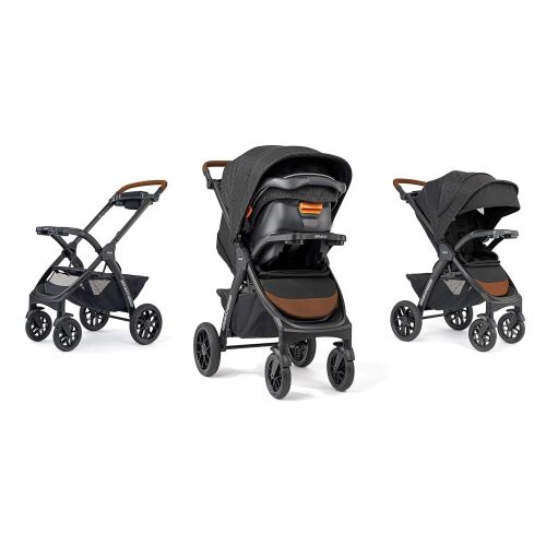 치코 Chicco Bravo Primo Trio Travel System - Springhill Black