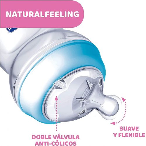 치코 Natural Feeling Chicco Baby Bottle 150ml 0Mesi + Bimbo