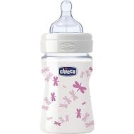 Chicco Baby Bottle and Glass Wellness Model Silicone 150ml + 0Mesi