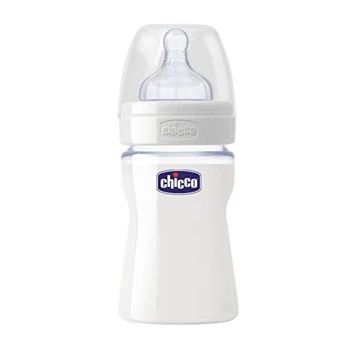 치코 Chicco Baby Bottle and Glass Wellbeing Silicon Unisex 150ml + 0Mesi