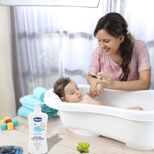 치코 Chicco Baby Moments Gentle Body Wash and Shampoo (500ml)