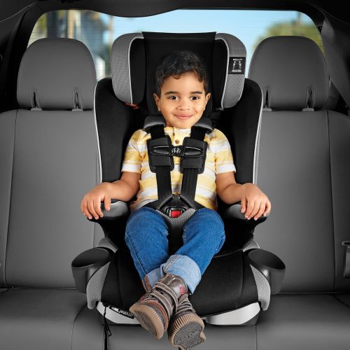 치코 Chicco MyFit Zip Harness + Booster Car Seat - Nightfall, Black