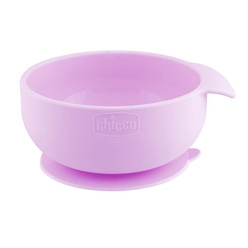 치코 Chicco Easy Bowl Silicone Suction Bowl Pink